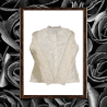 Elegant White Lace Blouse Elegant White Lace Blouse